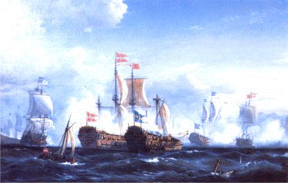 Slaget i Køge Bugt  - senere maleri