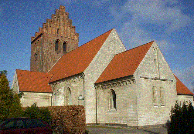 Brønshøj kirke - hvor Peder Lorentz Hersleb var præst