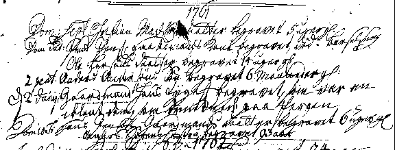 Kyndby kirkebog 1761: d. 2 Junij, Gaardmand Jens Tÿgesen begravet, som var een iblant dem som drukned paa fergen.